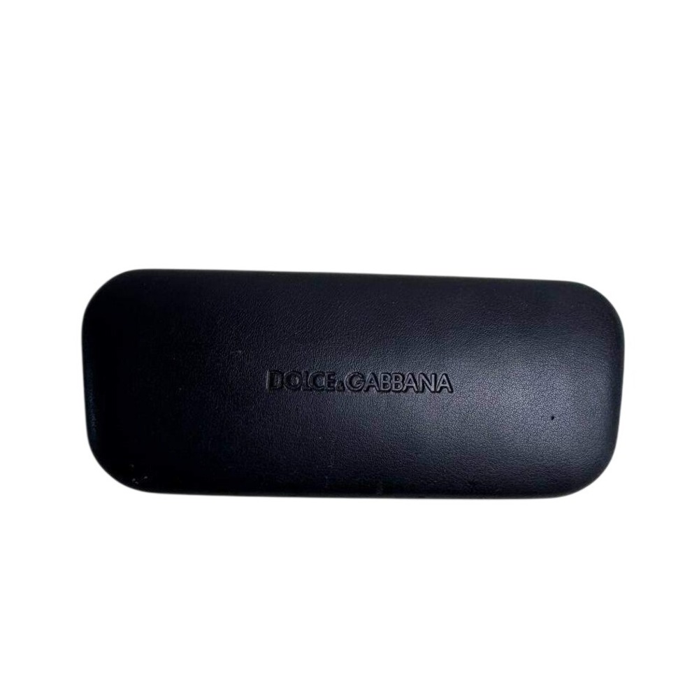 Dolce & Gabbana Eyewear Case‎ Unisex OS Black Hard Shell Velvet Lined Luxury